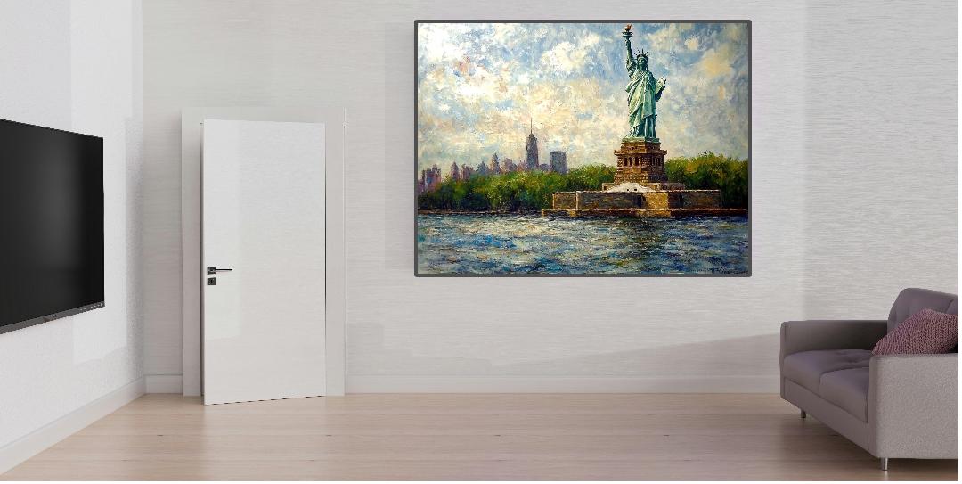 Statue Of Liberty Digital Printable Wall Art.