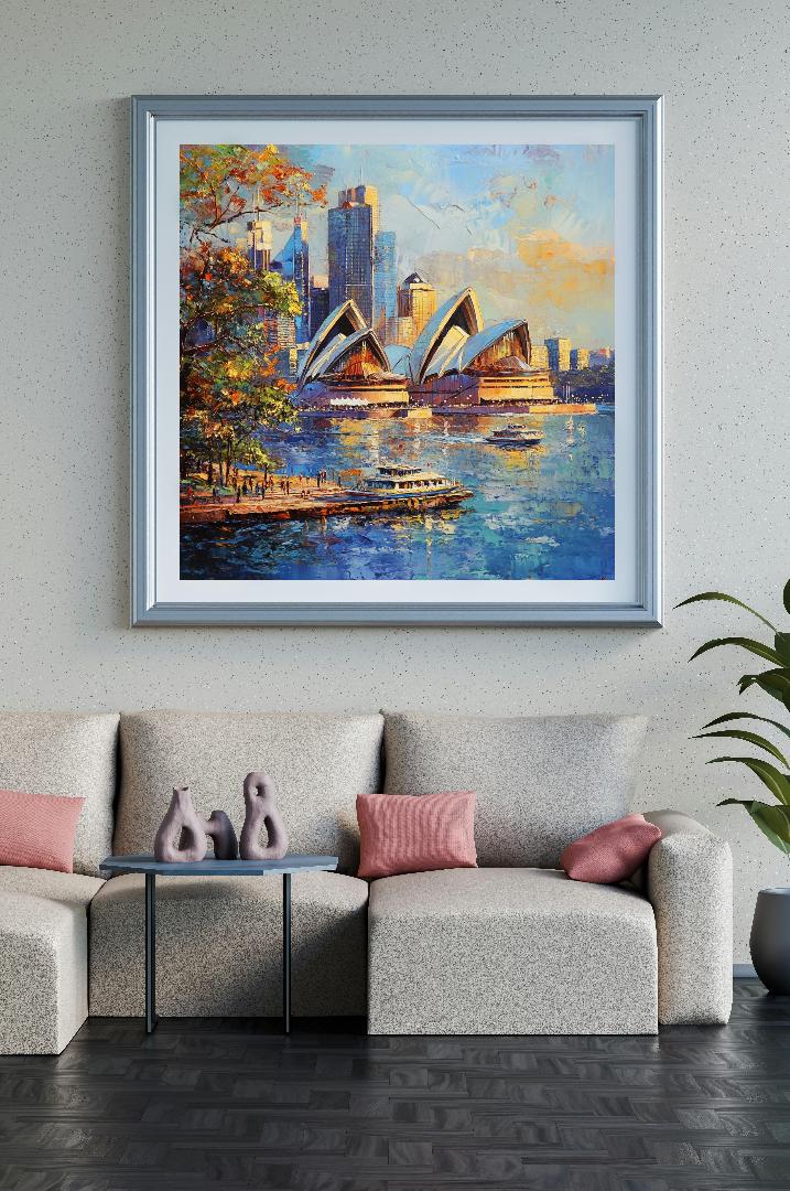 Sydney Harbour Digital Printable Wall Art.