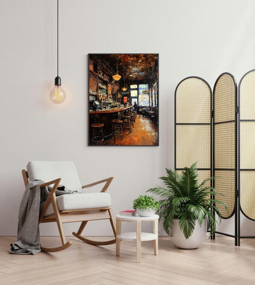 Bar Painting Digital Printable Wall Art.