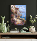 Greece Painting Digital Printable Wall Art.