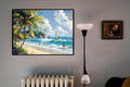 Surfing Beach Digital Printable Wall Art.
