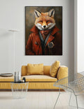 Fox Painting Digital Printable Wall Art.
