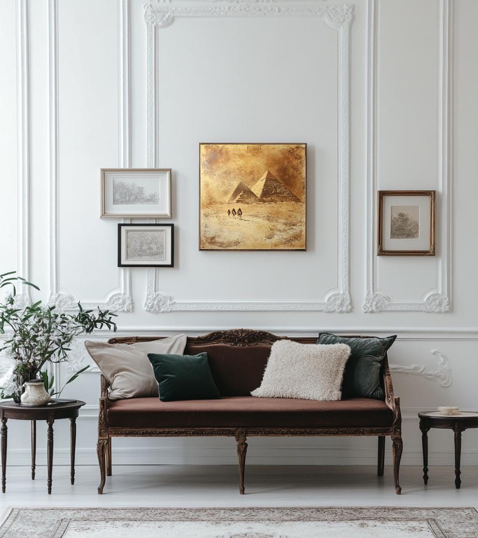 Pyramids Digital Printable Wall Art.