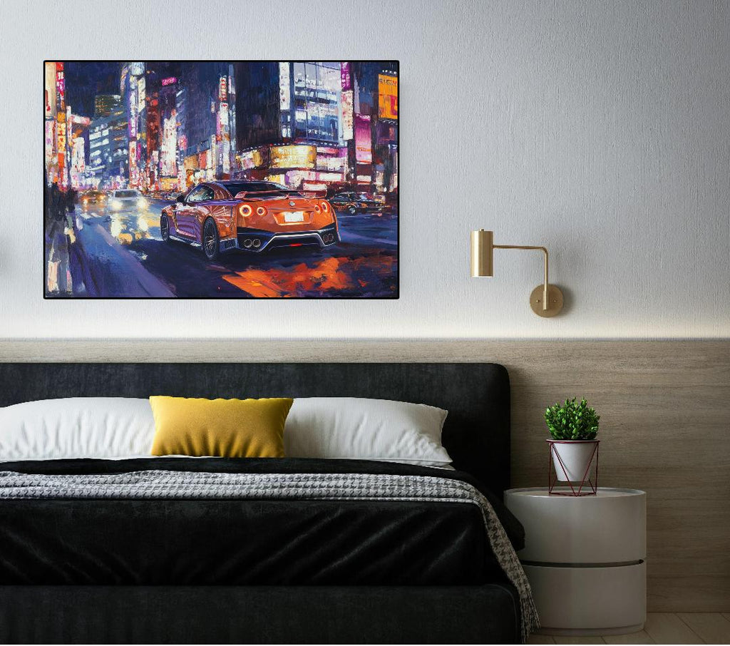 Nissan Gtr R35 Digital Printable Wall Art.