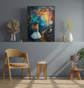 Alice In The Wonderland Painting Digital Printable Wall Art.