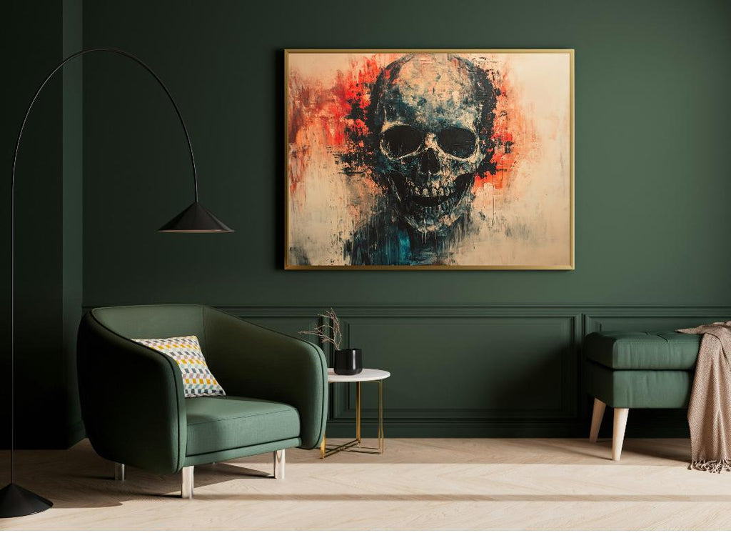 Skull Digital Printable Wall Art.