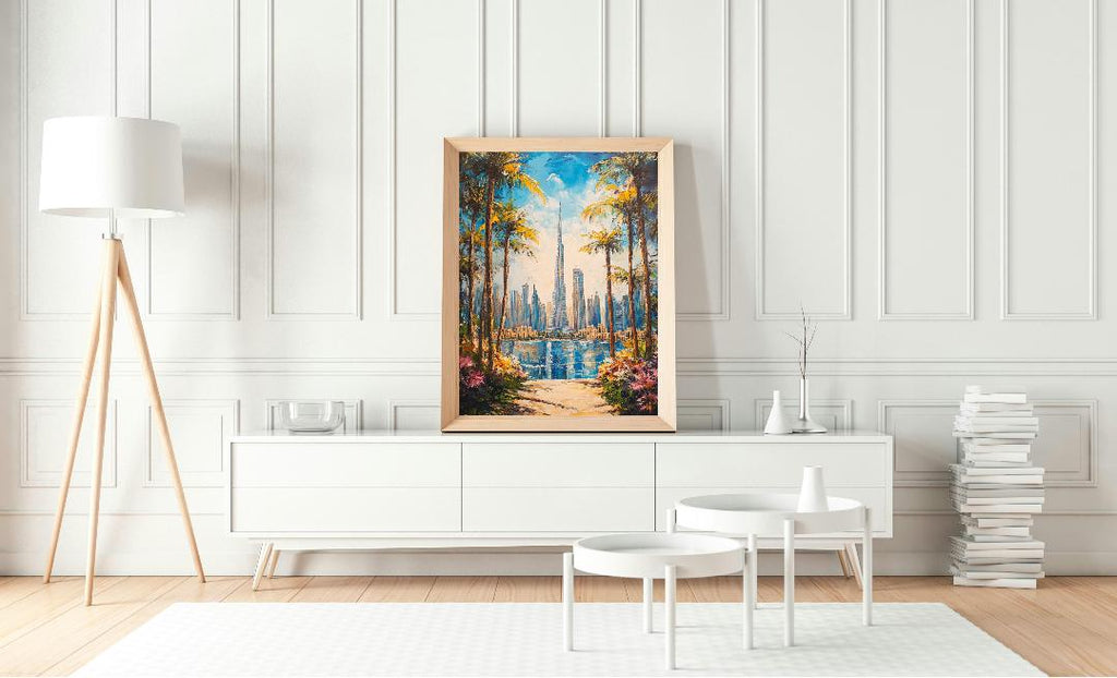 Dubai Burj Khalifa Digital Printable Wall Art.