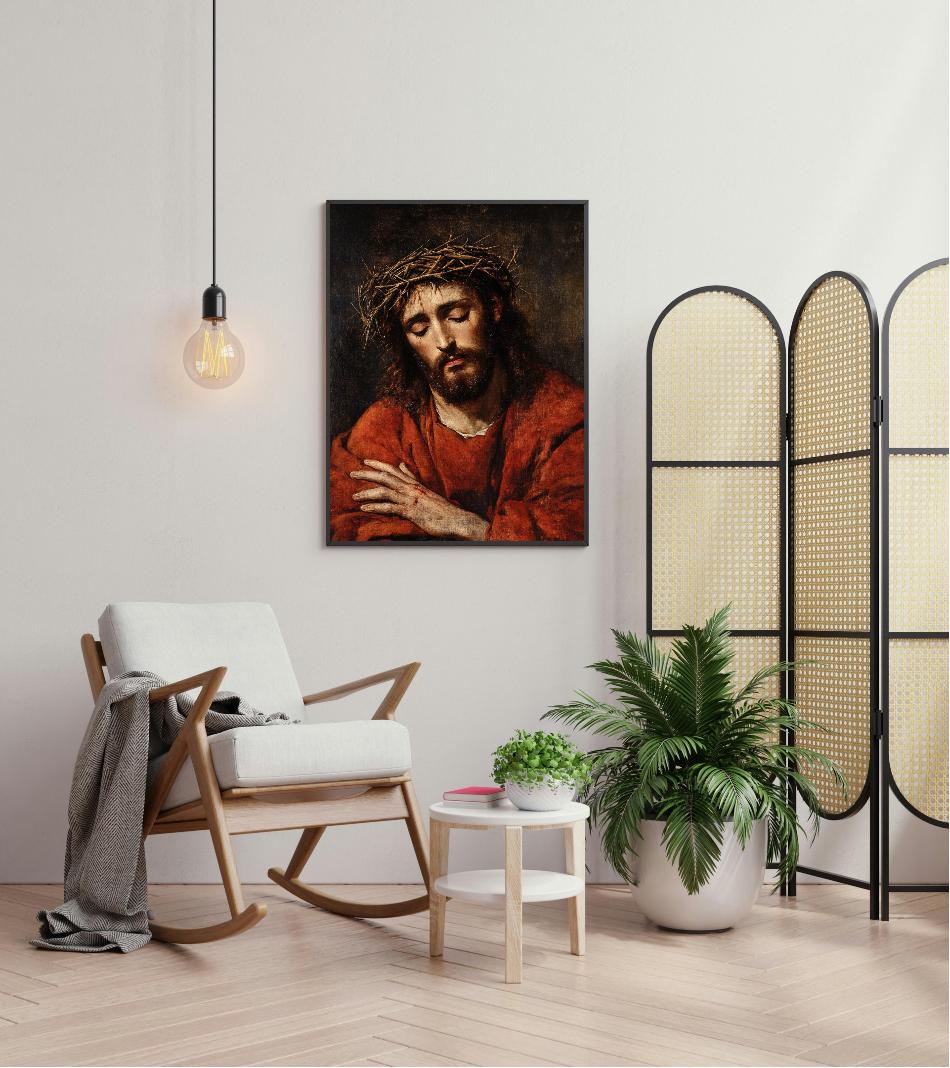 Jesus Christ Painting Digital Printable Wall Art.