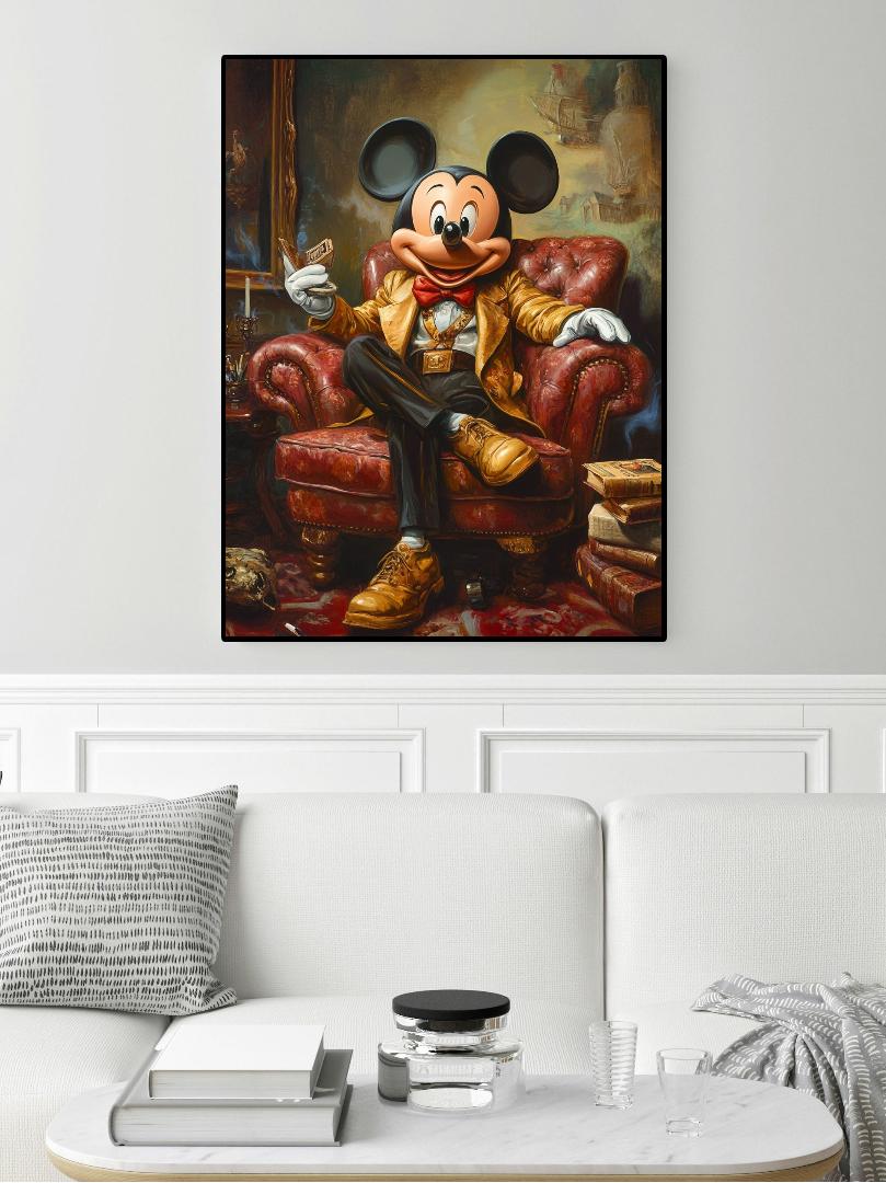 Mickey Mouse Digital Printable Wall Art.