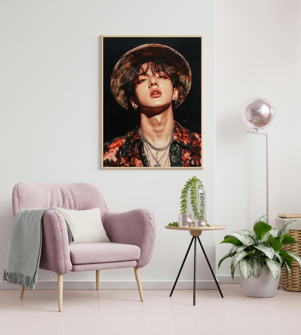 BTS Painting Digital Printable Wall Art.