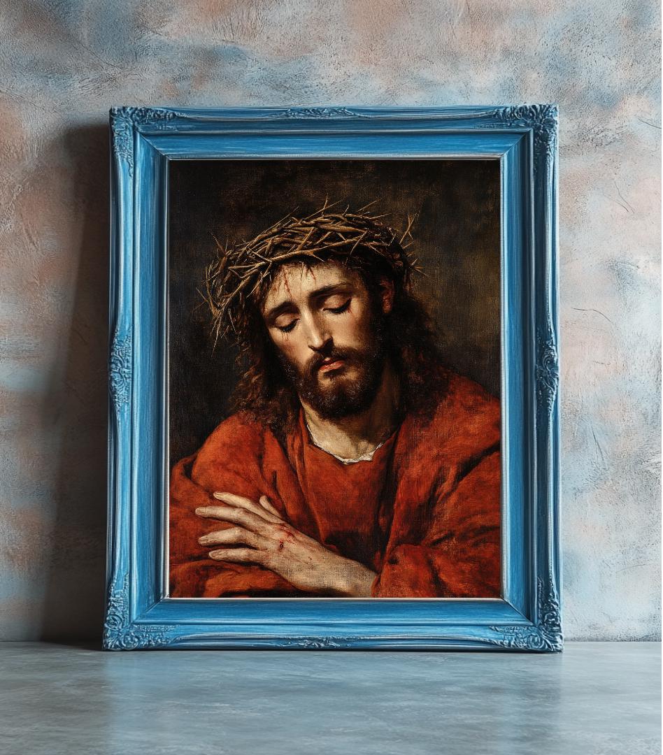 Jesus Christ Painting Digital Printable Wall Art.