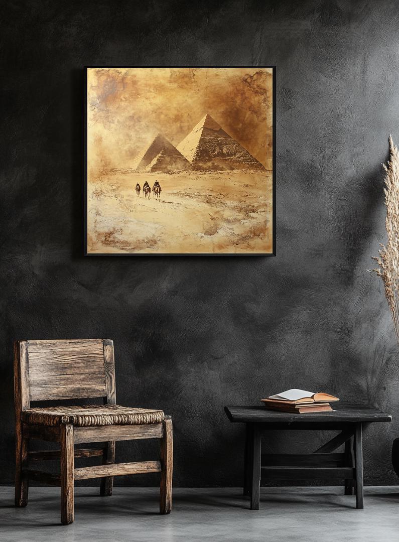 Pyramids Digital Printable Wall Art.