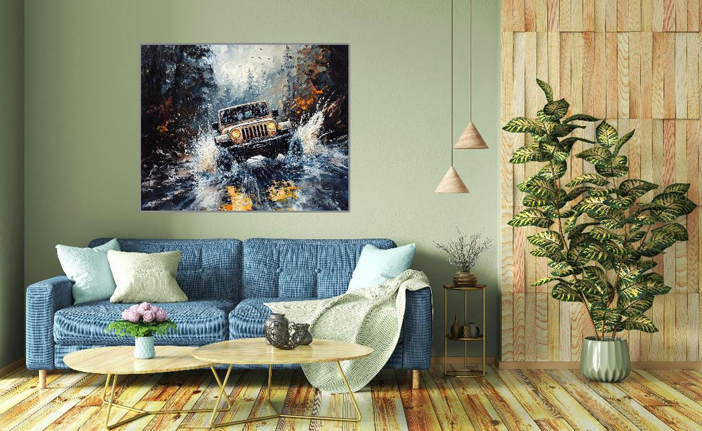 Jeep Off-roading Digital Printable Wall Art.